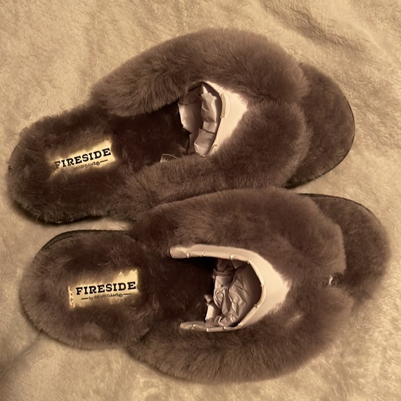 Brand New Fireside by Dearfoams Auburn Genuine Shearling Slipper size 6 - Picture 4 of 9